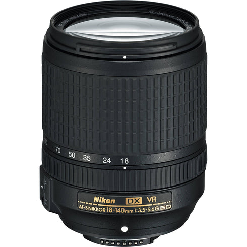 Nikon AF-S DX 18-140 mm 1:3,5-5,6G ED VR Objektiv, bildstabilisiert